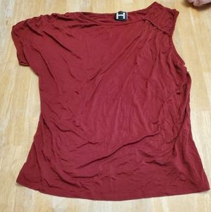 Bordeaux maroon shirt